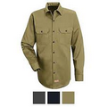 Red Kap Men's Heavyweight 100% Cotton Shirt